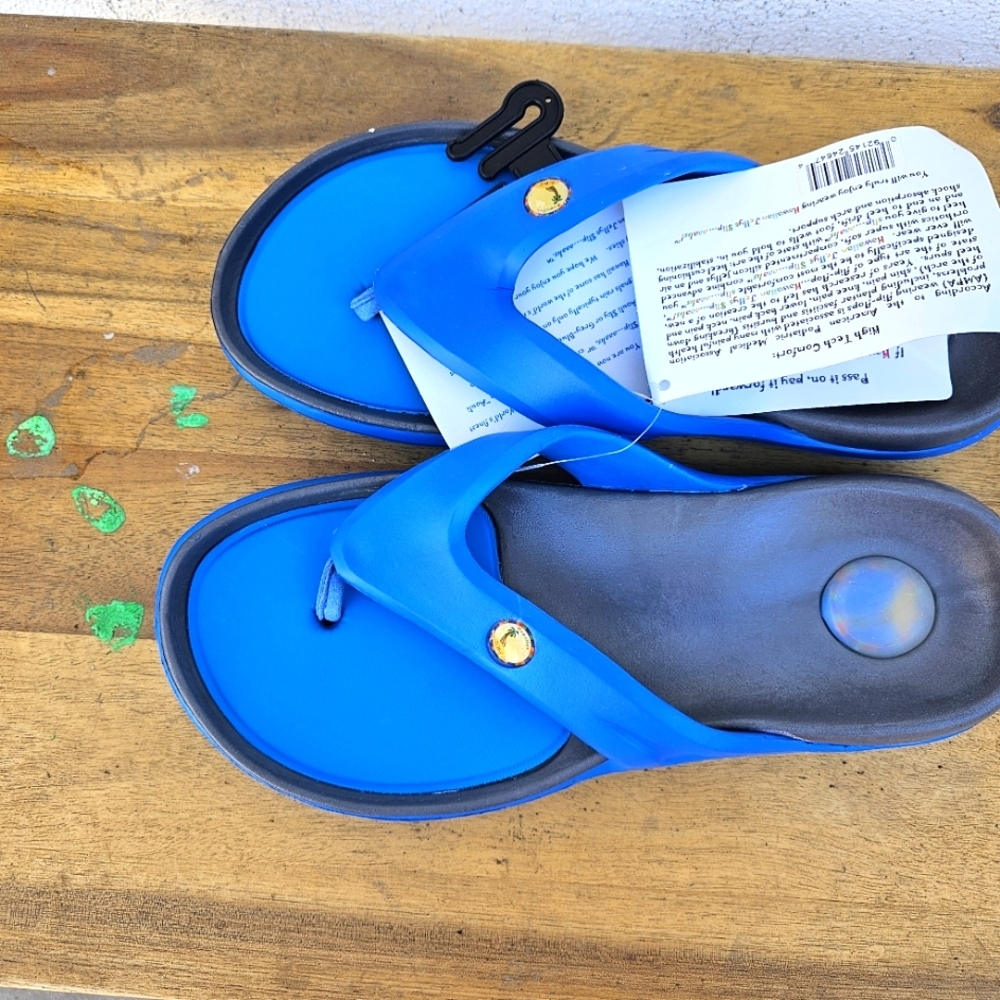 Hawaiian Jellys Ultra Comfort Aouli Sry  Unisex  Sandals Men's Size 8 - Picture 8 of 16